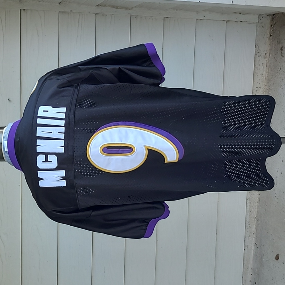 STEVE MCNAIR RIP Baltimore Ravens #9 Reebok On Field Mens Sz 52 NFL Jersey RARE